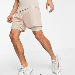 VAI21 2 in 1 runner shorts co-ord